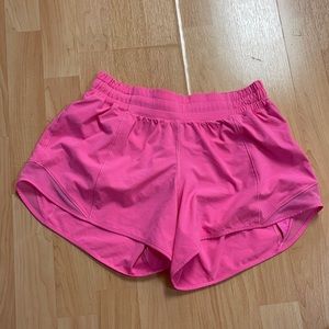 pink lululemon shorts